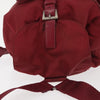 Secondhand Prada Front Pocket Buckle Backpack Re-Nylon and Shearling