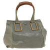 Secondhand Chloe Ethel Handbag Gray Leather Bags