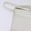 Secondhand Celine Gancini Handbag White Leather Bags