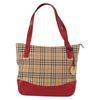 Secondhand Burberry Nova Check Handbag Nova Check Canvas and