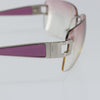 Secondhand Bvlgari Sunglasses Pink Plastic Accessories