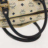 MCM Visetos Handbag Canvas and Leather