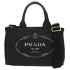 Secondhand Prada Canapa Convertible Tote
