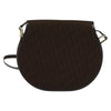 Christian Dior Vintage Trotter Flap Shoulder Bag Canvas