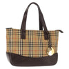 Secondhand Burberry Nova Check Tote Canvas and