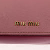 Miu Miu Madras Convertible Lock Tote Leather