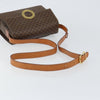 Secondhand Celine Vintage Macadam Circle Logo Shoulder Bag Canvas and