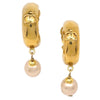 Secondhand Chanel CC Round Coco Mark Dangle Earrings