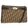Christian Dior Vintage Trotter Shoulder Bag Canvas