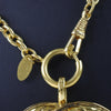 Secondhand Chanel Vintage Quilted CC Pendant Necklace
