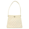 Secondhand Chanel Vintage CC Shoulder Bag Quilted Caviar