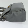 Secondhand MCM Vintage handbag Gray Leather Bags