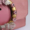 Secondhand Miu Miu Madras Crystal Buckle Shoulder Bag