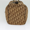 Christian Dior Vintage Trotter Boston Bag Diorissimo Canvas
