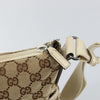 Gucci Zip Messenger GG Canvas with Perforated Leather