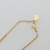 Secondhand Christian Dior Logo Flower Necklace