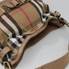 Secondhand Burberry Parsons Hobo House Check Canvas and
