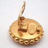 Secondhand Chanel Vintage Round CC Clip-On Earrings