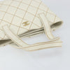 Secondhand Chanel Surpique Tote White Leather Bags
