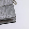Secondhand Christian Dior Diorama Wallet on Chain Metallic Distressed