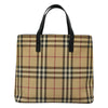 Secondhand Burberry Nova Check Tote canvas check pattern