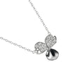 Tiffany & Co. Open Paper Flower Pendant Necklace Platinum and Diamonds