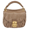 Miu Miu Coffer Satchel Matelasse Leather