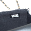 Secondhand Chanel Flap Card Holder on Chain Quilted Printed