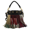 Secondhand Saint Laurent Fringe Emmanuelle Bucket Bag