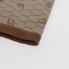 Christian Dior Vintage Honeycomb Flap Wallet Coated Canvas