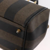 Fendi Vintage Pequin Convertible Boston Bag Coated Canvas