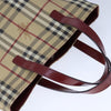 Secondhand Burberry Top Handle Tote Haymarket