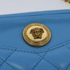 Versace Medusa Icon Front Slip Pocket Camera Bag Quilted Leather