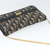 Christian Dior Vintage Trotter Shoulder Bag Canvas