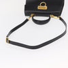 Salvatore Ferragamo Convertible Top Handle Bag Leather