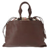 Burberry Big Crush Tote Leather and House Check Canvas