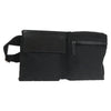 Gucci Vintage Double Belt Bag GG Canvas with Leather