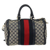 Gucci Vintage Web Boston Bag GG Canvas