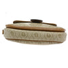 Christian Dior Vintage Honeycomb Shoulder Bag Canvas and Leather