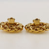 Secondhand Chanel Vintage Round CC Clip-On Earrings