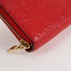 Secondhand Loewe Anagram Wallet Red Leather Accessories