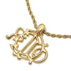 Secondhand Christian Dior Logo Pendant Necklace