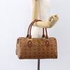 Secondhand MCM Visetos logogramme Handbag Canvas and