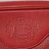 Burberry Logo Zip Around Pouch Leather