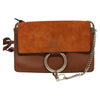 Chloe Faye Shoulder Bag Suede
