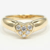 Tiffany & Co. Heart Band Ring 18K Yellow Gold with Diamonds