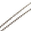 Gucci Engraved Interlocking G Chain Link Pendant Necklace Sterling Silver