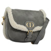 Christian Dior Bobby Flap Bag Shearling and Suede