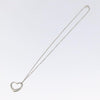 Tiffany & Co. Elsa Peretti Open Heart Pendant Necklace Sterling Silver