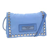 Secondhand Prada Etiquette Flap Bag Studded Tessuto
